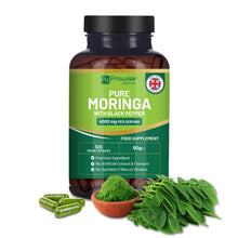 Load image into Gallery viewer, Prowise Healthcare - Pure Moringa 4000mg - 120 Vegan Capsules with Black Pepper