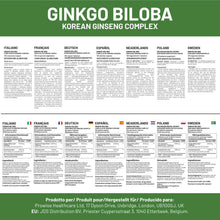 Load image into Gallery viewer, Prowise Healthcare - Ginkgo Biloba and Korean Ginseng Tablets 16000mg 180 Vegan