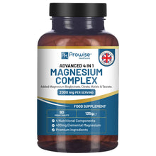 Load image into Gallery viewer, Prowise Healthcare - Magnesium Glycinate Complex - 90 Vegan Tablets - by Prowise