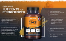 Load image into Gallery viewer, Prowise Healthcare - Vitamin D3 4000IU & K2 MK7 100μg Vegetarian Tablets I 180