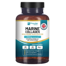 Load image into Gallery viewer, Prowise Healthcare - Marine Collagen with Hyaluronic Acid 1100mg - 90 Capsules Bo