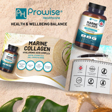 Load image into Gallery viewer, Prowise Healthcare - Marine Collagen with Hyaluronic Acid 1100mg - 90 Capsules Bo
