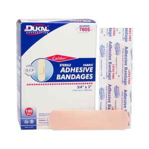 Adhesive Bandages 3/4" x 3" Dukal
