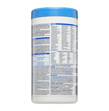 Load image into Gallery viewer, Bleach Germicidal Wipes, 6" x 5", Unscented, Canister of 150 Wipes, Clorox Healthcare (6 tubes per case)