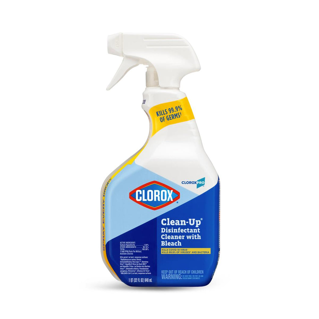 Clean-Up Disinfectant Cleaner with Bleach Clorox Spray Bottle 32 oz.
