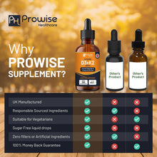 Load image into Gallery viewer, Prowise Healthcare - Vitamin D3 4000iu + K2 MK7 25µg I Orange Liquid Drops I High

