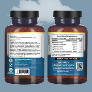 Prowise Healthcare - Magnesium Glycinate Complex - 90 Vegan Tablets - by Prowise