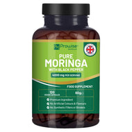 Prowise Healthcare - Pure Moringa 4000mg - 120 Vegan Capsules with Black Pepper