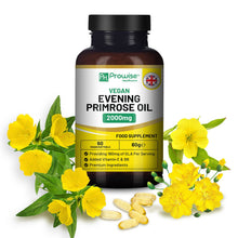 Load image into Gallery viewer, Prowise Healthcare - Vegan Evening Primrose Oil 2000mg with Vitamin E &amp; B6 – 60
