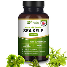 Load image into Gallery viewer, Prowise Healthcare - Sea Kelp 2000mg 200 Vegan Tablets | Natural Source of Iodine
