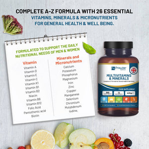 Prowise Healthcare - A-Z Multivitamins & Minerals, 365 Vegan Multivitamin Tablet