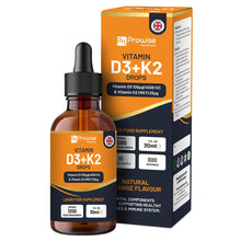 Load image into Gallery viewer, Prowise Healthcare - Vitamin D3 4000iu + K2 MK7 25µg I Orange Liquid Drops I High
