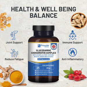 Prowise Healthcare - Glucosamine and Chondroitin Complex 200 High Strength Tablet