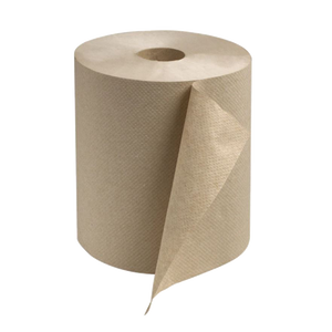 STANDARD PAPER TOWEL ROLL, NATURAL, 8" X 800' 6 rolls/ case