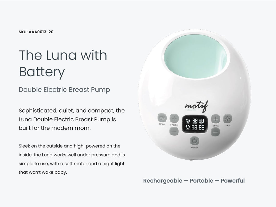 The Luna Breast Pump.