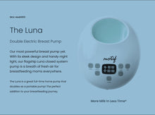 Load image into Gallery viewer, The Luna Breast Pump.
