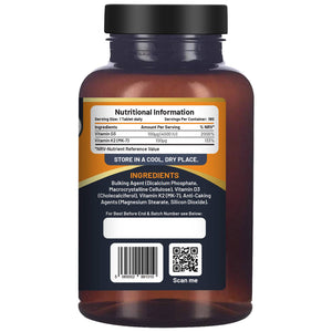 Prowise Healthcare - Vitamin D3 4000IU & K2 MK7 100μg Vegetarian Tablets I 180