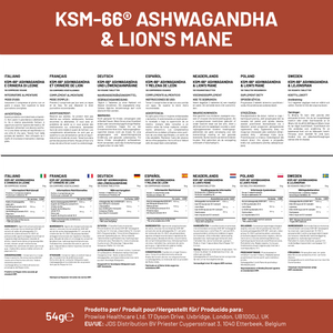 Prowise Healthcare - KSM-66 Ashwagandha and Lions Mane Tablets 2200 mg