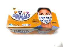 Load image into Gallery viewer, Mask Ear-Loop UniMals Animal Print DKULM-6372 Unipack
