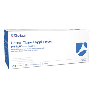 Cotton Tip Wood Applicators Sterile, Dukal