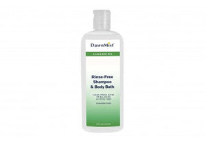 Rinse Free Shampoo and Body Bath, 8 oz. DawnMist® (Case of 48)