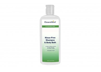 Rinse Free Shampoo and Body Bath, 8 oz. DawnMist® (Case of 48)